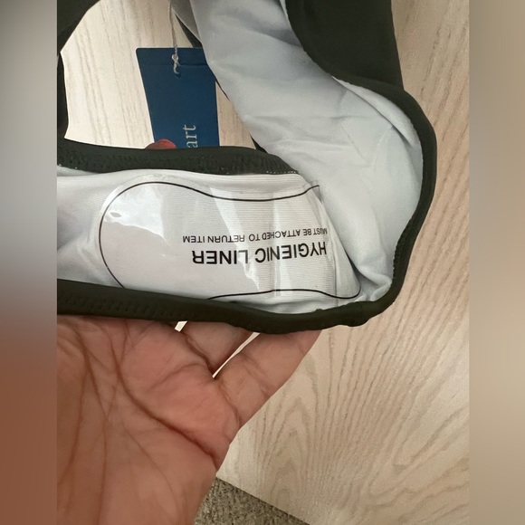 🥳🥳HOST PICK 🥳🥳 Felnart Swimsuits Ruffled V Neck Lace Up Tummy Control XL - Picture 6 of 8